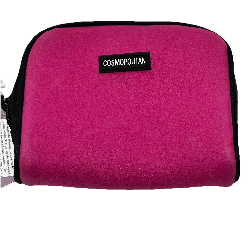 Cosmopolitan Beauty Red Cosmetic Bag 5” X 4.5” Makeup NWT